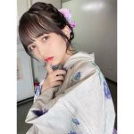 Peel the Apple・黒嵜菜々子、凛とした浴衣姿で魅せるクールビューティー！