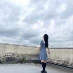 日向坂46・加藤史帆、「ひなこい」制服姿でシャボン玉を楽しむ