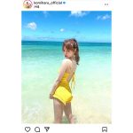 AKB48・込山榛香、エメラルドの海に映える黄色ビキニショット大公開！「可愛さにドキッとしたよ」