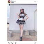 トゥラブ・神谷泉水、ミニのメイド服でスラリとした脚線美にファン歓喜！
