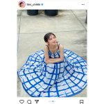 NMB48・川上千尋、朝顔が咲いたような爽やかワンピース姿を披露