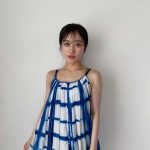 NMB48・川上千尋、朝顔が咲いたような爽やかワンピース姿を披露