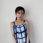 NMB48・川上千尋、朝顔が咲いたような爽やかワンピース姿を披露