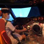 2021ミスユニバーシティ吉田三莉さん、海上自衛隊 下総航空基地で一日広報大使に就任