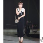 前田希美、関コレ「Darich」ステージにスレンダーボディに似合う女っぽワンピで登場！＜EXIA Presents KANSAI COLLECTION 2022 A/W＞