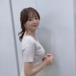 森香澄アナウンサー、透明肌際立つ清純コーデに「可愛い」の声殺到！
