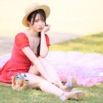 【写真特集】松尾美侑（it's sunny）、ミニの赤ワンピで際立つ「透明美脚＜近代麻雀水着祭2022＞