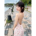 #ババババンビ・水湊みお、背中ざっくり見せの健康美スタイル披露！