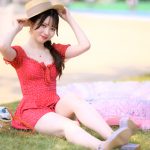 【写真特集】松尾美侑（it's sunny）、ミニの赤ワンピで際立つ「透明美脚＜近代麻雀水着祭2022＞