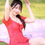 【写真特集】松尾美侑（it's sunny）、ミニの赤ワンピで際立つ「透明美脚＜近代麻雀水着祭2022＞