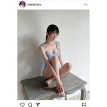 真っ白なキャンバス・小野寺梓、水着に包まれた透明美ボディに感謝の声