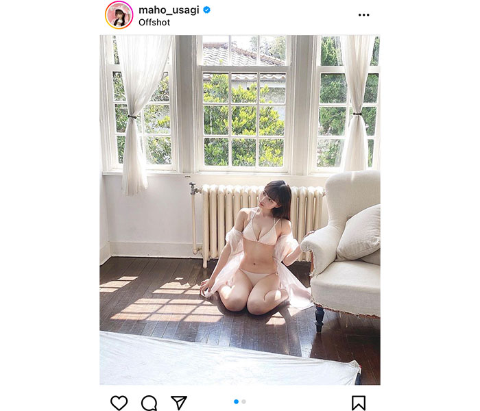 AKB48・大盛真歩、透明感にうっとりな「セクカワ」ボディに歓喜の声ぞくぞく！「女神」「爽やか可愛い」