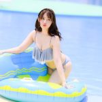 【写真特集】璃乃（KNUoNEW）、プールではしゃぎながら濡れボディを大胆披露！＜近代麻雀水着祭2022＞