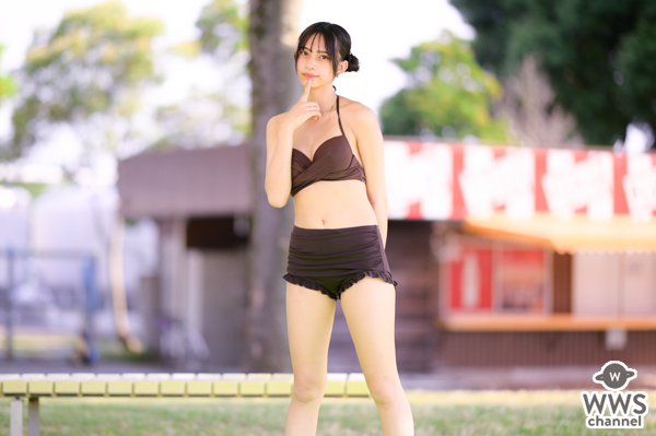 【写真特集 15枚】田村メリジェイセル、大人シックなビキニ衣装を披露＜近代麻雀水着祭2022＞