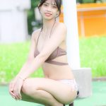 【写真特集 7枚】田村メリジェイセル、お団子ヘアと魅せる透明美ボディにうっとり＜近代麻雀水着祭2022＞