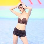 【写真特集 15枚】田村メリジェイセル、大人シックなビキニ衣装を披露<近代麻雀水着祭2022>