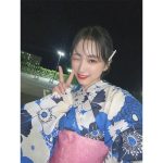 HKT48・矢吹奈子、自撮りで爽やかな浴衣姿をお届け！