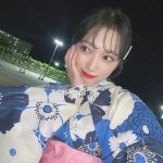 HKT48・矢吹奈子、自撮りで爽やかな浴衣姿をお届け！