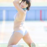 【写真特集】ゆうかりん（必殺エモモモモ7）、夕日バックにむちむちボディと圧巻の桃尻を見せつけ！＜近代麻雀水着祭2022＞