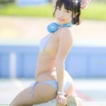 【写真特集】ゆうかりん（必殺エモモモモ7）、夕日バックにむちむちボディと圧巻の桃尻を見せつけ！＜近代麻雀水着祭2022＞