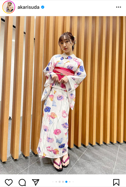 SKE48・須田亜香里、可憐な浴衣姿でうなじ披露「ずっと夏でいいのに。」