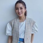 ドラマ『ユニコーンに乗って』石川恋、ポニーテール凛花のオフショット