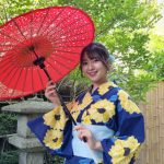 【写真特集第１弾】初代ミスユニバーシティ・長澤佳凜さんが可愛いすぎる浴衣姿で京都を散策！