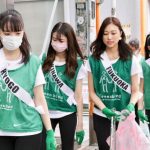 ミスユニバーシティ県グランプリ19名が中野区で清掃活動!綺麗な街作りを目指す