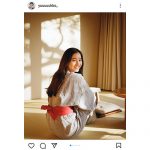 新木優子、色っぽい浴衣姿で振り向きスマイルのショットを披露！