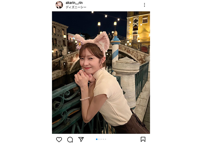 松川星、つけ耳カチューシャで彼女感満載なショットに反響！「笑顔最高。輝きまくってる」