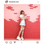 Sweet Alley・濱越さおり、ガーターベルト付きニーハイソックスに「最強の美脚」「目のやり場に困る」と反響の声！