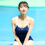 【写真特集】椿あい子（CALL MY NAME）、スクール水着でまぶしすぎる透明肌を見せる！＜近代麻雀水着祭2022＞