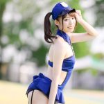 【写真特集】山岸奈津美(虹色の飛行少女)、肌見せポリス衣装で圧巻の脚線美見せつけ!<近代麻雀水着祭2022>