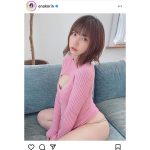 えなこ、美谷間＆桃尻ライン見せつけのニットコーデが「色々足りない」