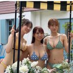 NMB48・本郷柚巴、こぼれ落ちそうな美バストに注目の水着オフショットを公開！