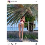 華彩なな、脚線美にうっとりなバックショット披露！「この脚のライン好きだ」「ドキドキです」