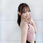 NMB48・原かれん、肌見せタンクトップコーデを披露