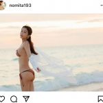 いくみ、夕暮れのビーチで魅せる桃尻に反響ぞくぞく