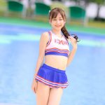 【写真特集】宮坂杏（【eN】）、セクシーなチアガール衣装で美脚披露！＜近代麻雀水着祭2022＞