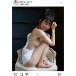 くりえみ、横乳まる見えのエプロン姿がセクシーすぎる！