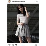 川口莉奈、ミニスカから美脚のぞかせるポートレートに絶賛の声