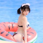 【写真特集】コスプレイヤー・水那しおね、えちえちメイド水着で濡れボディ披露＜近代麻雀水着祭2022＞