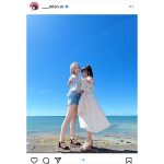 AKB48・向井地美音、茂木忍とギャルピースする大はしゃぎの2ショットに「青春だ」「エモエモです」の声