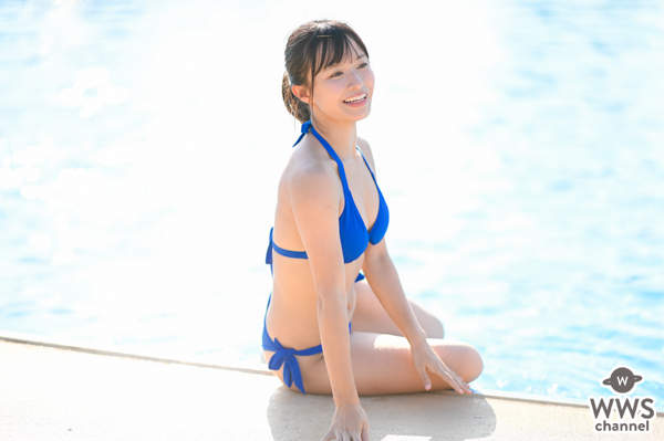 【写真特集】百川晴香（Bety）、プールで魅せる濡れボディと癒しの笑顔で釘付け！＜近代麻雀水着祭2022＞