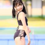 【写真特集】夢咲はるか（テンシメシ）、大人な雰囲気の黒水着をセクシーに着こなし＜近代麻雀水着祭2022＞