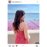 森香澄アナウンサー、肩甲骨の美しさで魅了する後ろ姿に歓喜の声