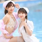 【写真特集】CURTiA・有沢美矢&結野優姫、セクシーナースに扮したコラボ2ショットで視線釘付け!<近代麻雀水着祭2022>