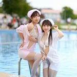 【写真特集】CURTiA・有沢美矢＆結野優姫、セクシーナースに扮したコラボ2ショットで視線釘付け！＜近代麻雀水着祭2022＞