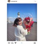 中村アン、管制塔バックに「NICE FLIGHT!」クランクアップを報告