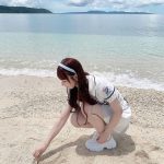 AKB48・大盛真歩、砂浜にハートを描いた青春ショットに「好き！」の声殺到！
